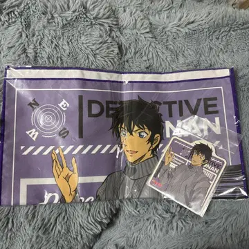 명탐정 코난 마츠다 진페이 스포츠 타월&스티커 세트 사복ver.