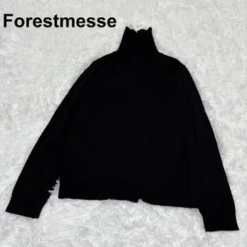 [ Forestmesse ] 긴팔 터틀넥 니트 M 블랙 울 겨울