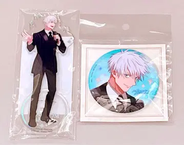 주술회전 팬파레 환영야행본점 아크릴 스탠드 캔뱃지 고죠 사토루