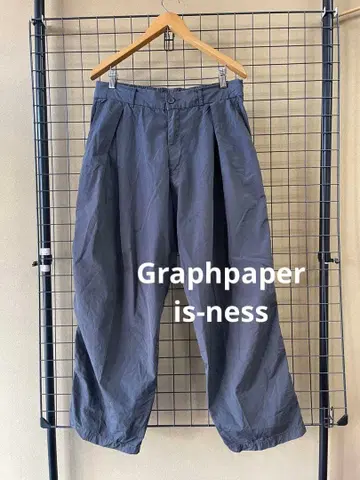 Graphpaper x is-ness 21ss TUCK TROUSERS