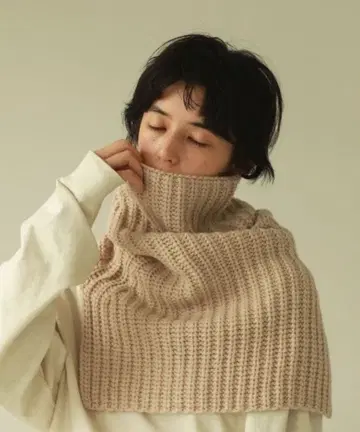 TODAYFUL 볼륨 넥워머 베이지