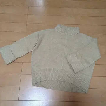 BEAMS HEART 베이지 니트