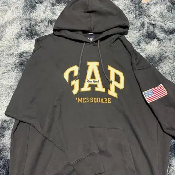 GAP 헤비웨이트 타임스퀘어 후드티 XL 그레이