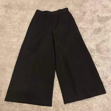 [ a.v.v ] 블랙 와이드 팬츠 L 사이즈 / 허리 백 밴딩
