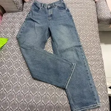 스트레이트 데님 파랑