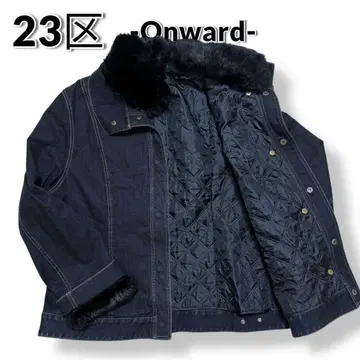 23구 온워드 데님 자켓 퍼 라이너 데님 자켓 M L