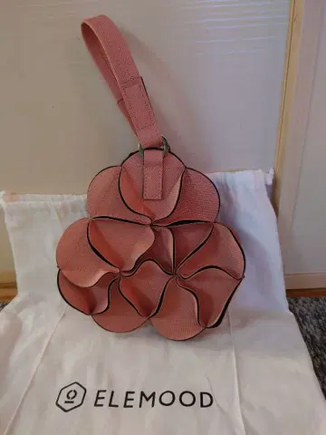 ELEMOOD 플라워형 핸드백 핑크