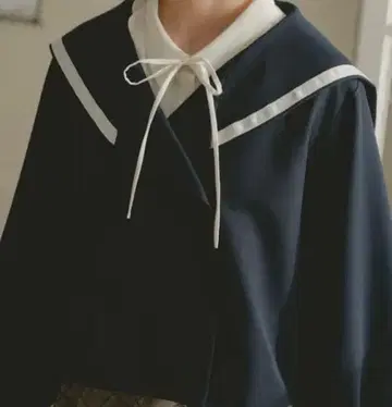 amr. 암르 로고 세일러 자켓