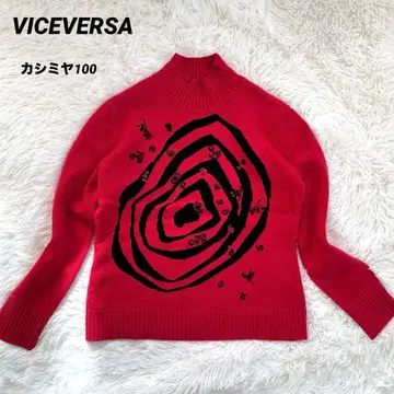 바이스바자 38 M 캐시미어 100% 핑크 하이넥 니트 스웨터