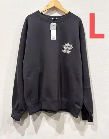 GU 기묘한 이야기 헤비 웨이트 맨투맨 L 사이즈 미지의 세계 지유