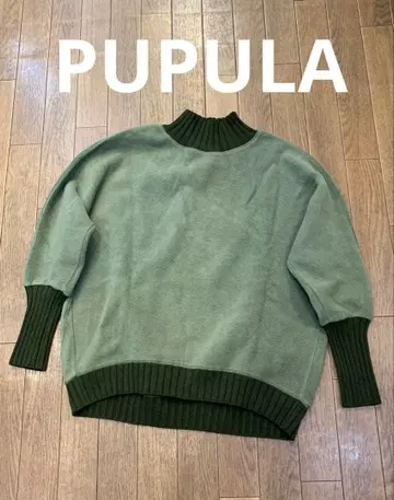 PUPULA 푸플라 플리스 x 니트탑