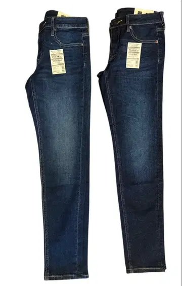 [무인양품] 다크 블루 슬림핏 데님 23인치 새상품 2세트