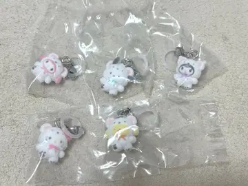 산리오 포근포근 스노우 메지루시 액세서리