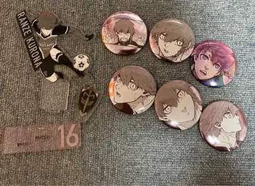 블루 록 전시회 아크릴 스탠드 캔뱃지 쿠로나 란세