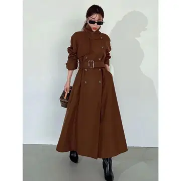 eimy istoire 벨티드 울 트렌치코트 에이미 이스토와르