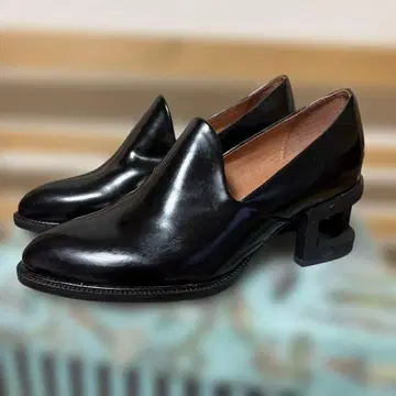 jeffrey campbell 로퍼 부츠 힐 23.5cm 천연 가죽