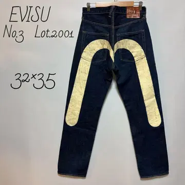 에비수 EVISU No.3 Lot.2001 다이코쿠 청바지 32 x 35