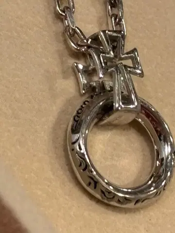 실버 925 크로스 목걸이