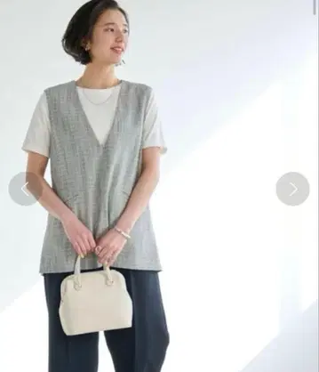 green label relaxing 트위디 멜란지 V넥 베스트