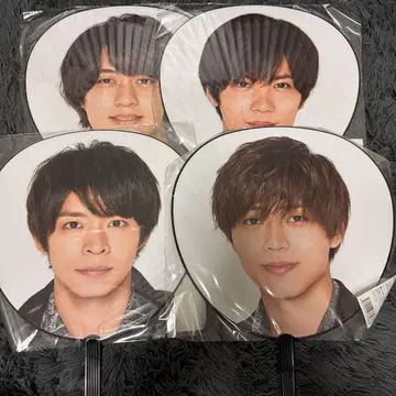 아이돌 부채 4개 세트