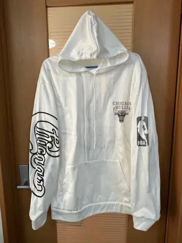 NBA 시카고 불스 후드 부착 후드티 화이트 6XL