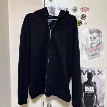 GAP 블랙 후드티 XL