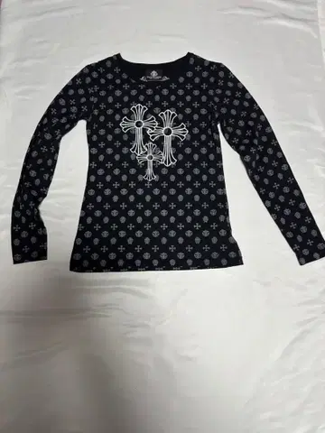 A&G 여성용 올 패턴 롱 T