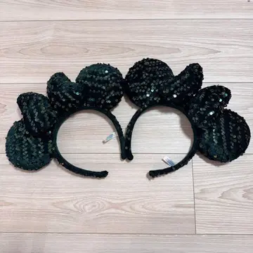 [ 2개 세트 ] Disney 스팽글 머리띠 그린