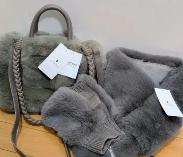 유나이티드 애로우즈 그린 라벨 3way 퍼 백