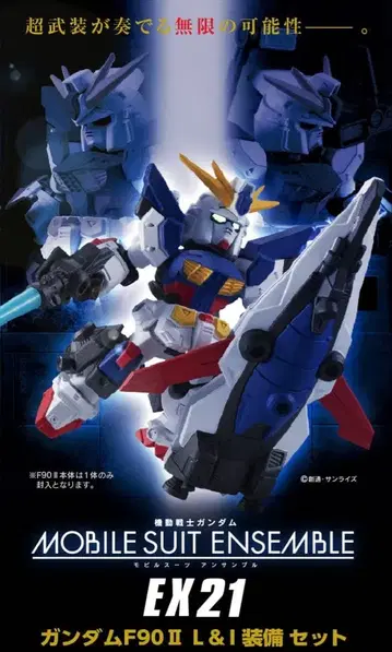 모빌슈트 앙상블 EX21 건담 F90 II (L&I 장비 세트)