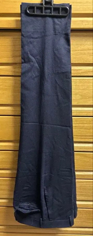 ORIHICA 오리히카 캐시미어 혼방 울 슬랙스 다크 네이비 허리 85