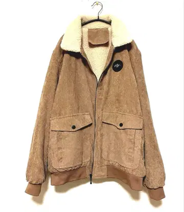 코듀로이 자켓 보아 점퍼 L