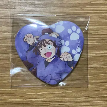 닌타마 란타로 오하마 칸에몬 난자타운 콜라보 하트 캔뱃지