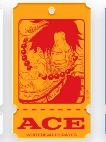 ONEPIECE BASE SHOP 티켓 키링 에이스