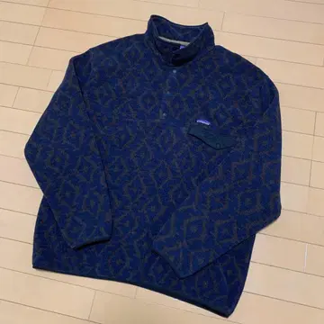 [ 컨디션 최상 ] XL 파타고니아 신틸라 스냅 T 플리스 올 패턴