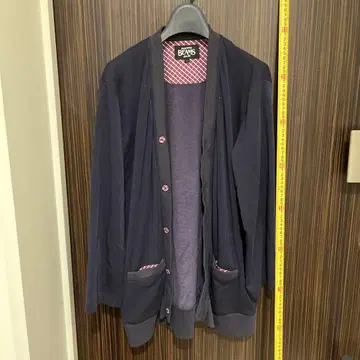 BEAMS 네이비 남성용 가디건