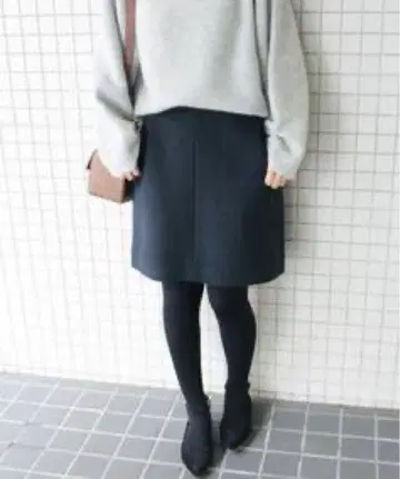 슬로브 이에나 사다리꼴 스커트 38 사이즈