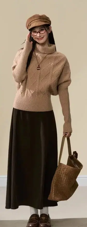 모임에 딱 맞는 겨울용 멋쟁이 니트탑