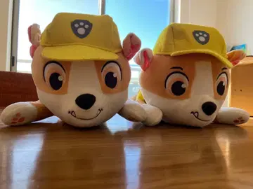 파우패트롤 래블 2체 봉제 인형