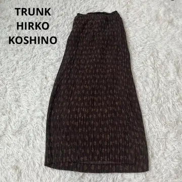 TRUNK HIROKO 트렁크 히로코코시노 플리츠 꽃무늬 스커트 롱