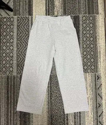 로스앤젤레스 어패럴 스웨트 팬츠 조임 없음 스트레이트 애쉬 그레이 M