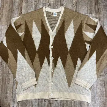 TOWNCRAFT SHAGGY JACQUARD CARDIGAN M 사이즈