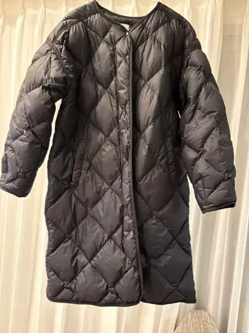 라이트 다운 퀼트 롱 코트 [ 블랙 ] DOORS 어반 리서치