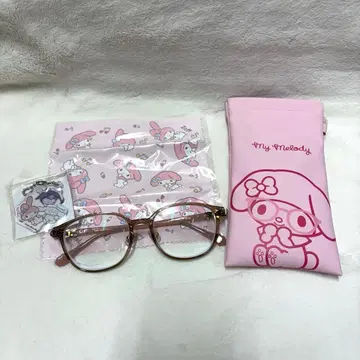 산리오 Zoff 콜라보 안경 마이멜로디 세트