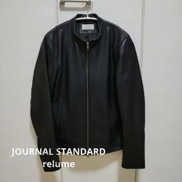 relume 블랙 가죽 싱글 라이더