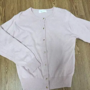 핑크 가디건 캐시미어