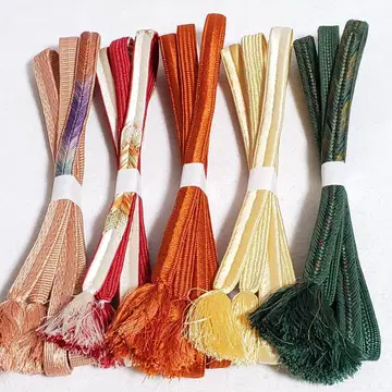 (0625) 허리띠 5점 묶음 판매 허리끈 기모노 일본 의류 잡화