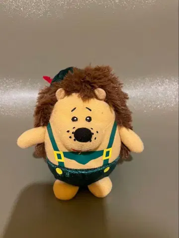 고슴도치 봉제 인형 약 15cm
