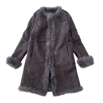 MIA CARNA 무스탕 코트 11호 그레이