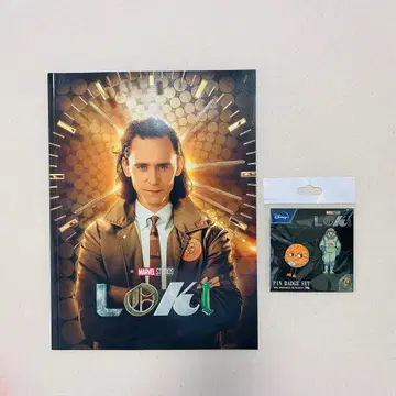 로키 디즈니 마블 팜플렛 핀 배지 세트